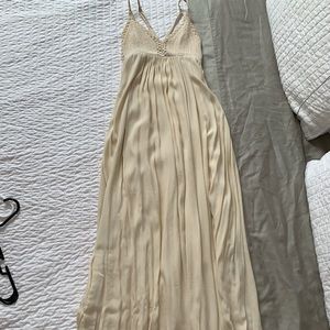 Lulu’s crochet top maxi dress